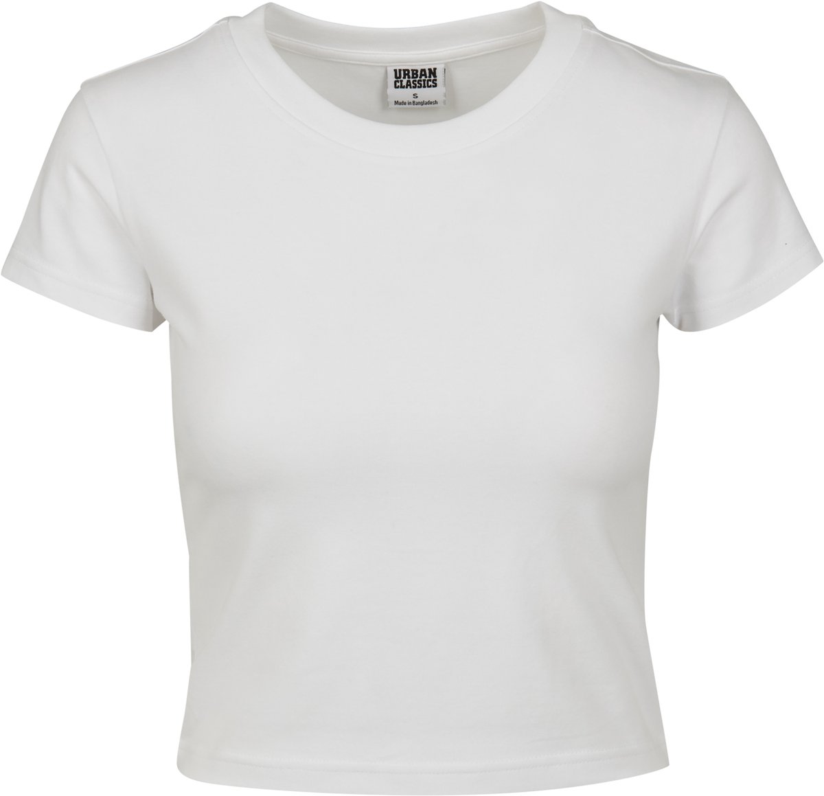 Urban Classics Stretch Jersey Crop top 5XL Wit