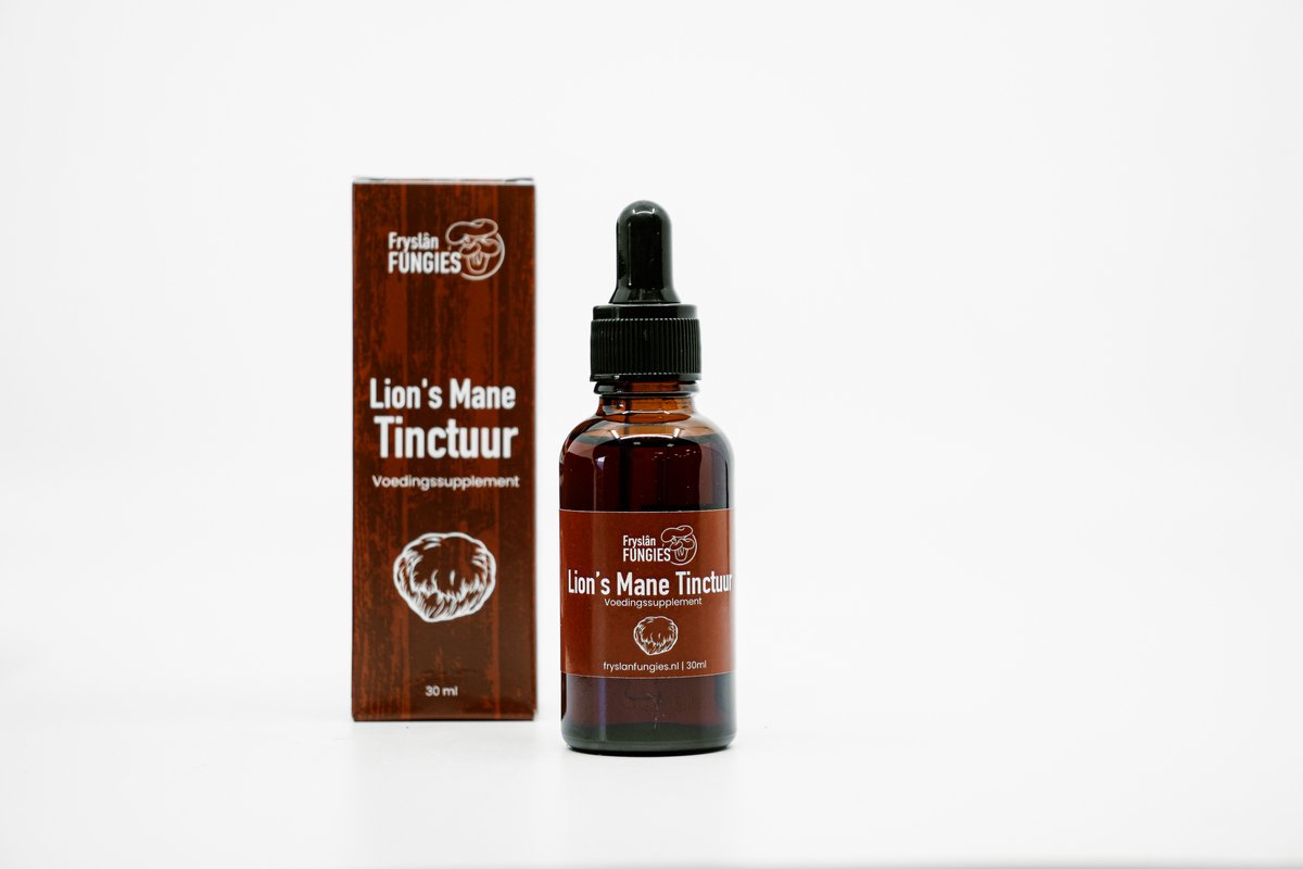 Lion’s Mane extract - Hericium Erinaceus Supplement - Fryslan Fungies pruikzwam tinctuur - Lions mane druppels (geen capsules)