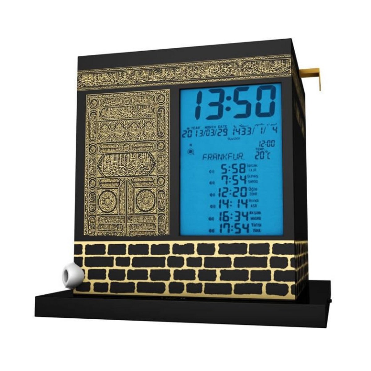 Automatisch Kaaba Azan Horloge - Kabe Ezan Saati - 2000 Steden