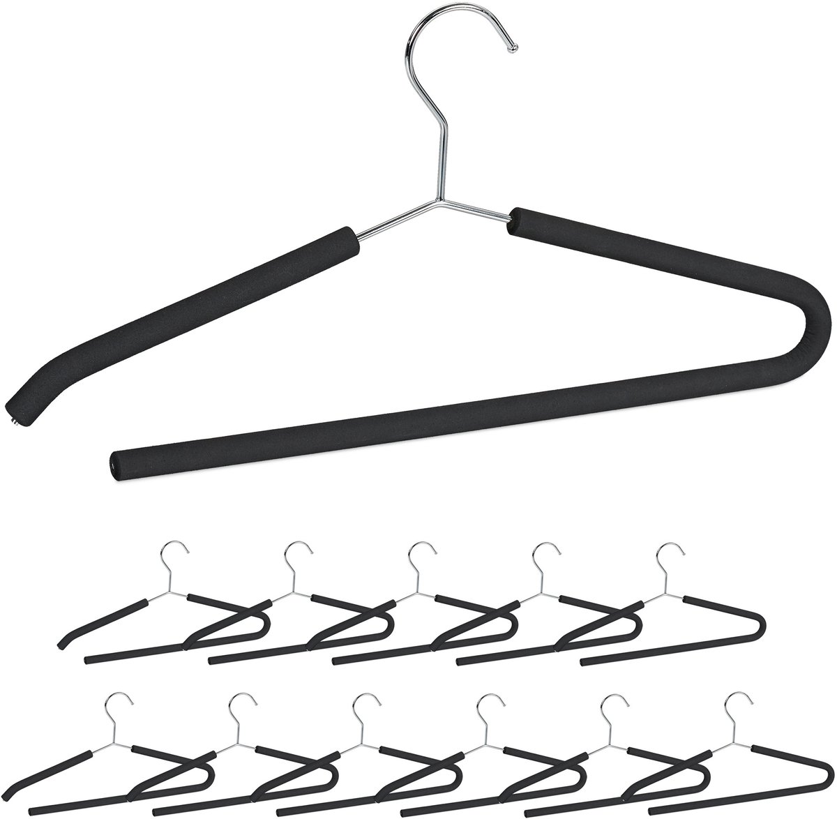 24 x kledinghangers antislip - kleerhangers - klerenhangers - broekhangers