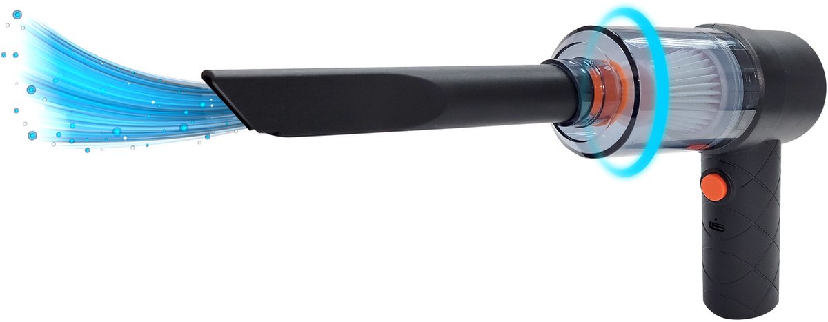 2-in-1 Snoerloze Handstofzuiger - Met Blaasfunctie - Compact