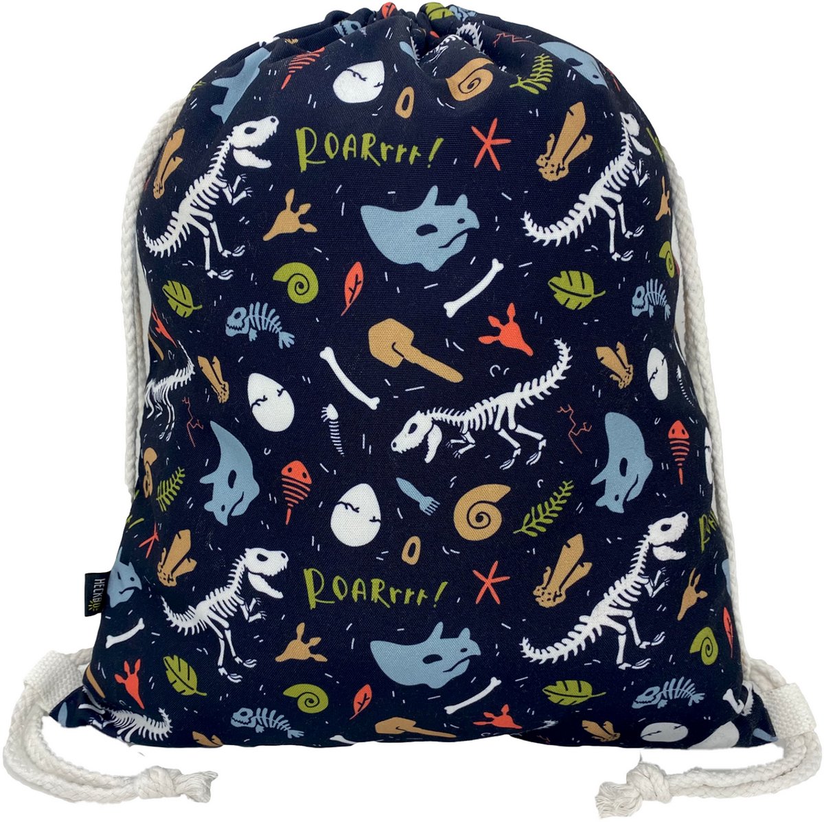 Gymtas Kind - Dinosaurus Skelet - 40x32 cm
