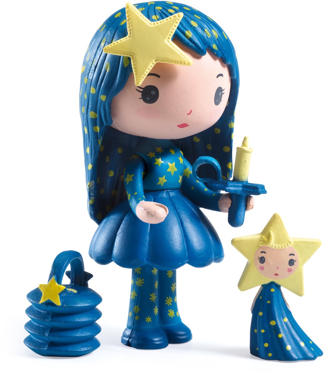 Djeco tinyly Luz & Light speelfiguur - fantasiewereld poppetje.