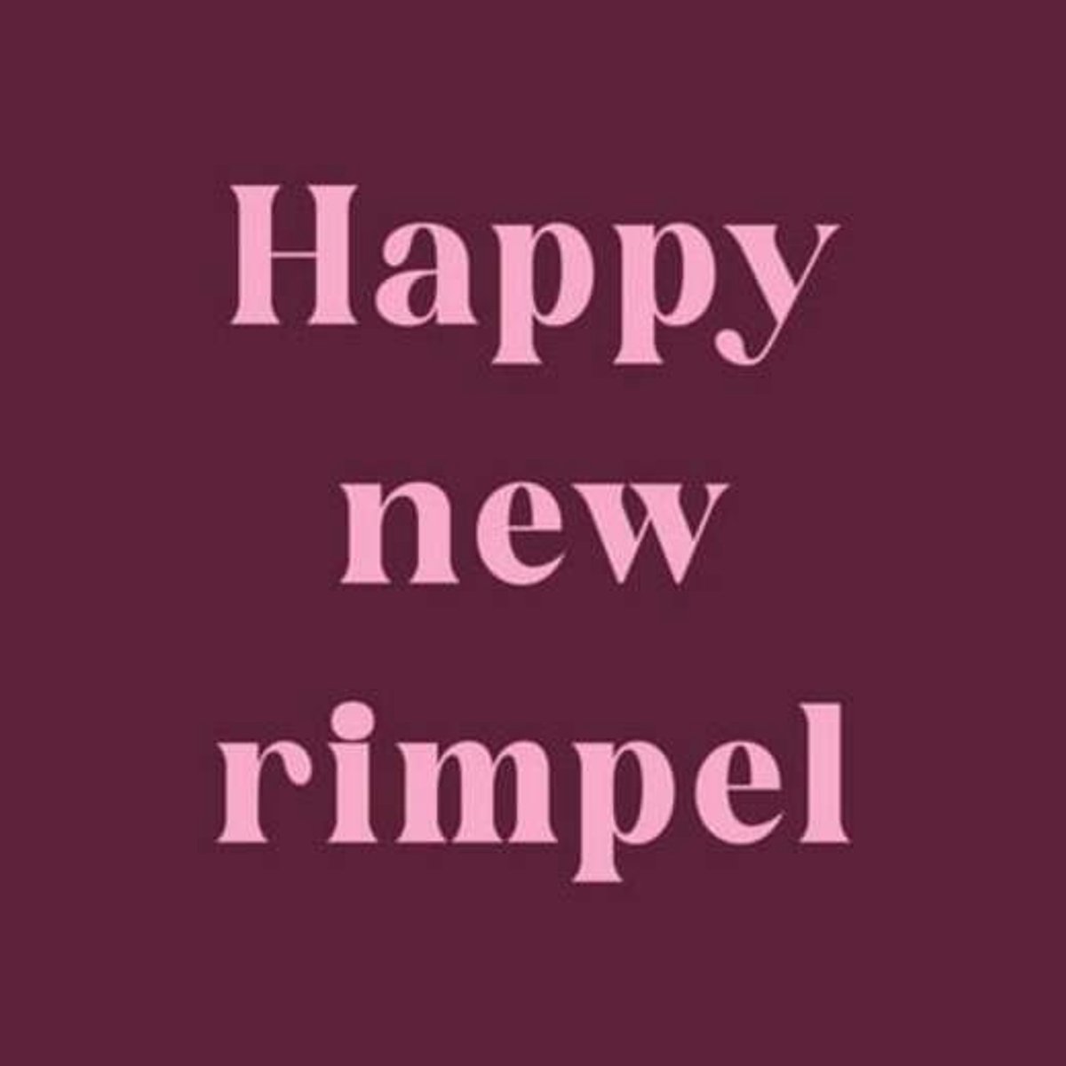 HomeBound by KY | Tegeltje - Happy new rimpel| tegeltje