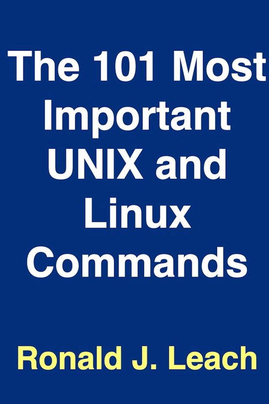 The 101 Most Important UNIX and Linux Commands - cover