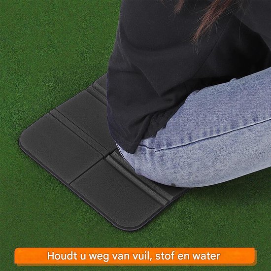 Gsedaox-Zitmatje-2 stuks-Opvouwbaar-Isolerend-Waterdicht-Kampeer zitmatje-Wandel zitmatje-Outdoor zitkussen-wandelen kamperen-38.9x 28cm-Blauw, Zwart — afbeelding 4