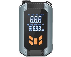 AC SUiTU ST9632 Draagbare Compressor Bandenpomp – Luchtcompressor – Oplaadbaar – Fiets tot Auto – Elektrische Fietspomp – Inclusief opbergtas en 5 opzetstukken – tot 10 bar