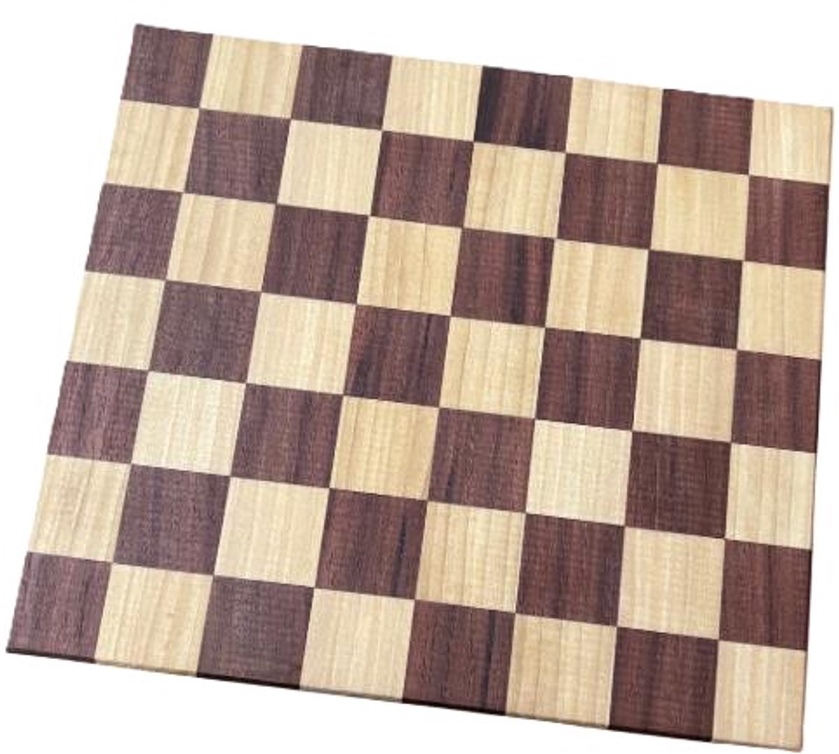 Borrelplank Esdoorn & Amerikaans Noten - 32x28x1,8cm Luxe Schaakbord design- Exclusief - Tapasplank -