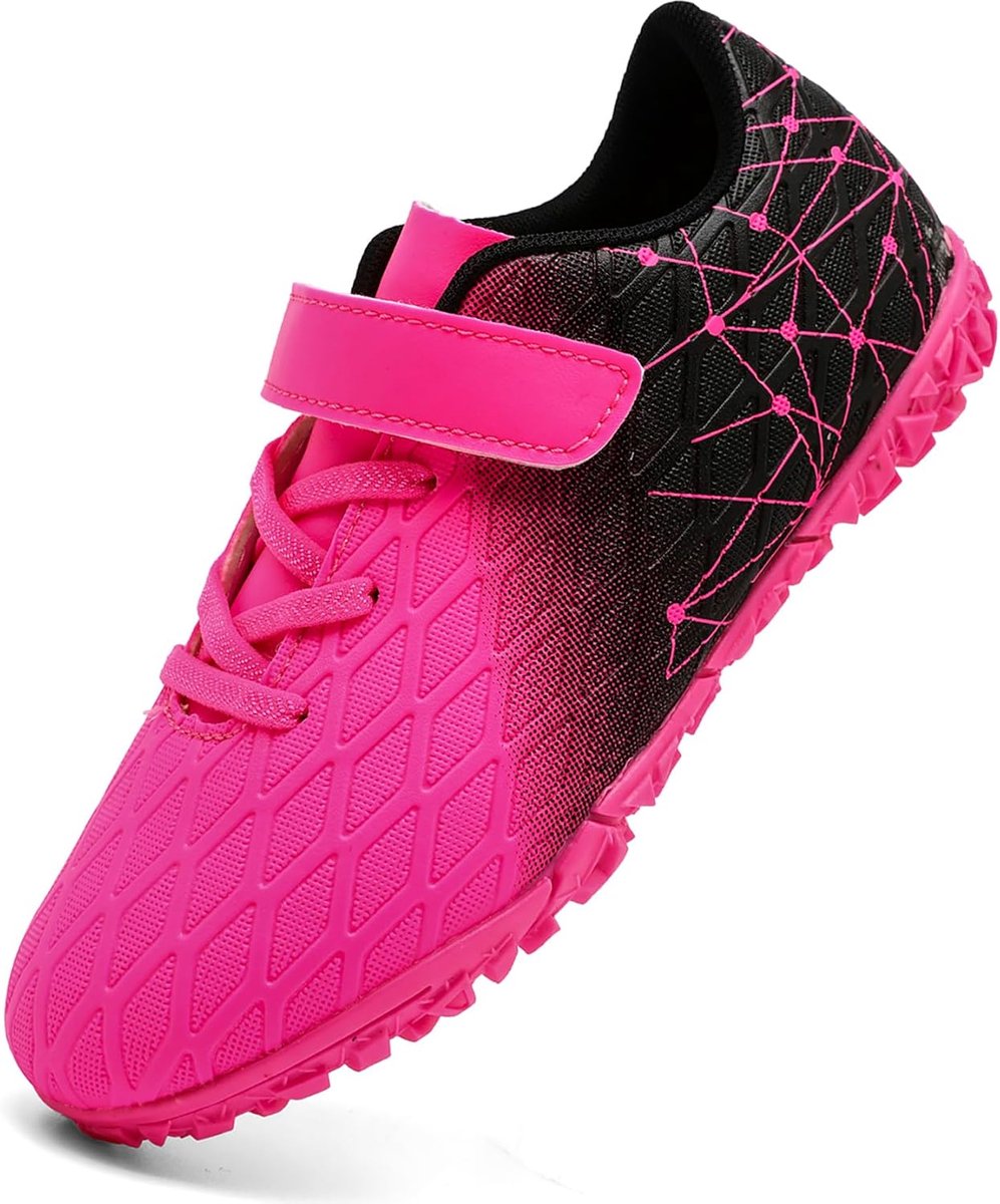 Voetbalschoenen Kinderen - Lage Noppen voor Kunstgras en Binnen - Antislip Sport Schoenen