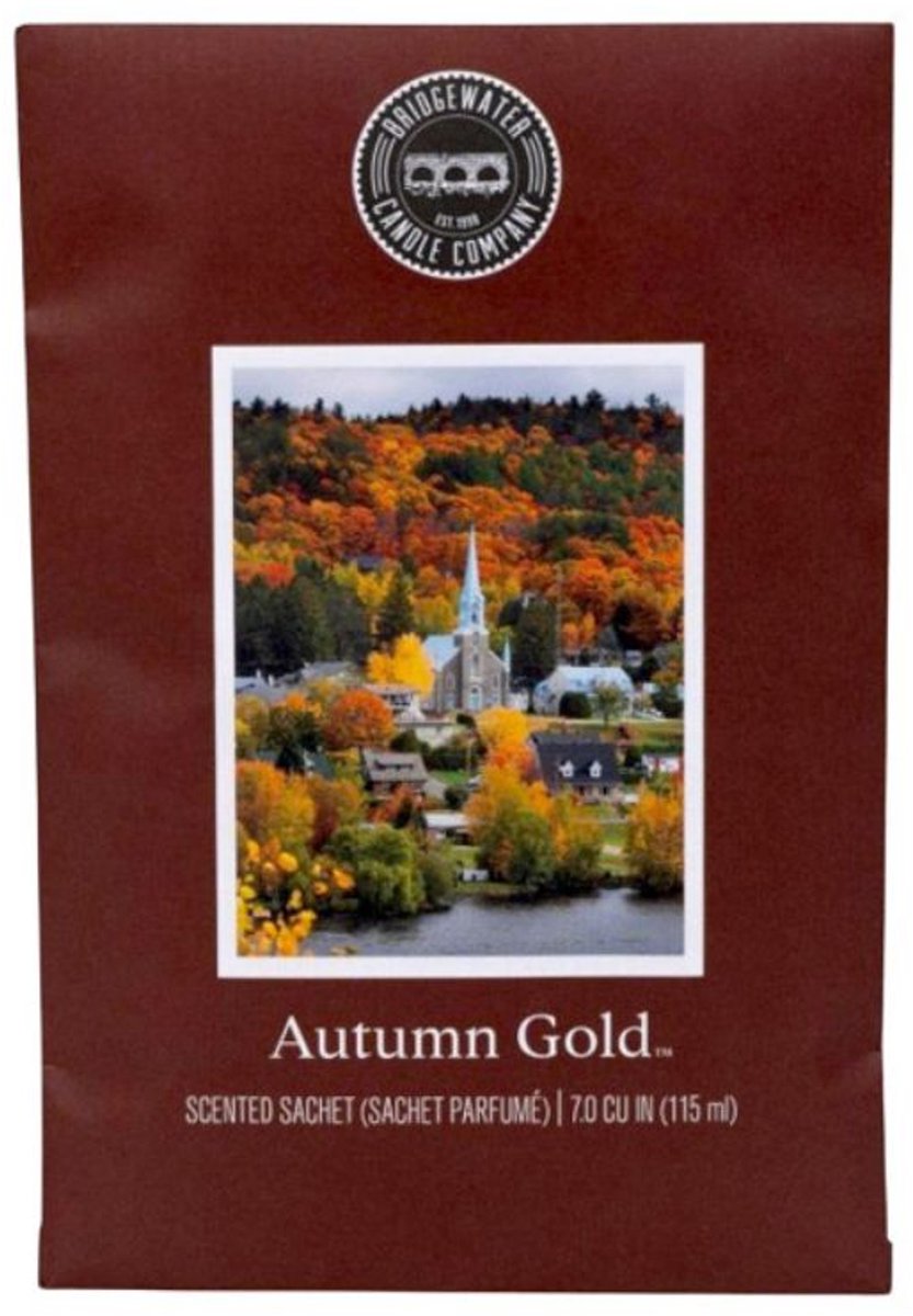 Bridgewater Candle Geurzakje Autumn Gold 4 stuks