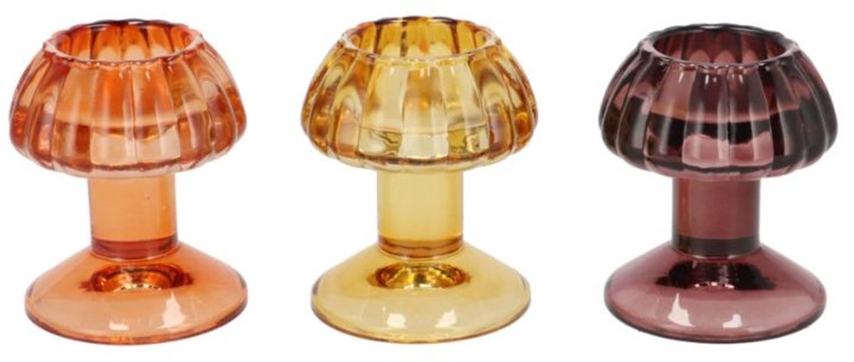 DK Design set van 3 waxinelichthouders Nova – autumn spices