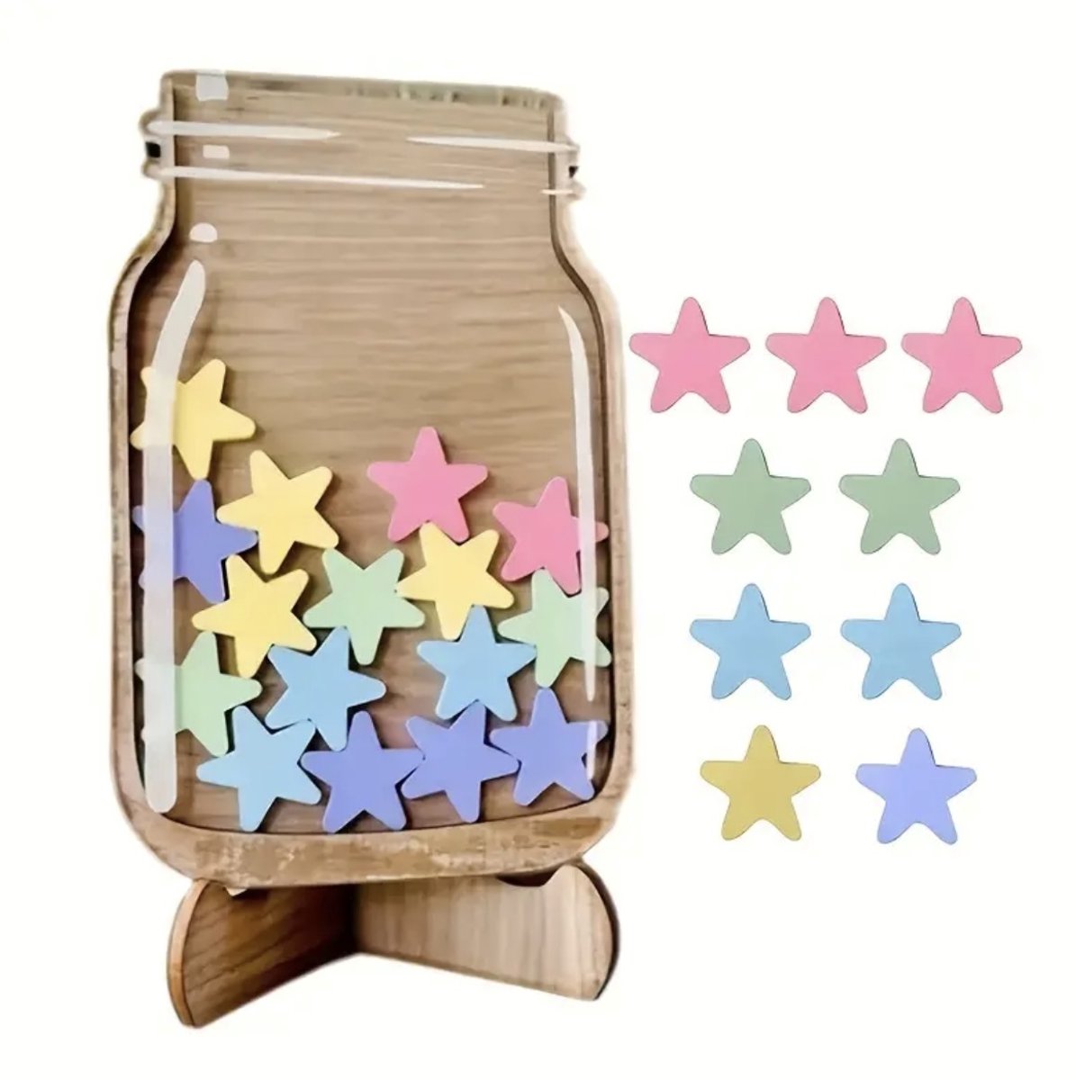 Klassikale Beloningspotten Voor Kinderen Peuters Star Jar Beloningssysteem Klaslokaal Pot Beloningssysteem Positief Gedrag Beloning A