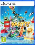 PS5 gamehoes met kleurrijke LEGO karakters en een hotdog.