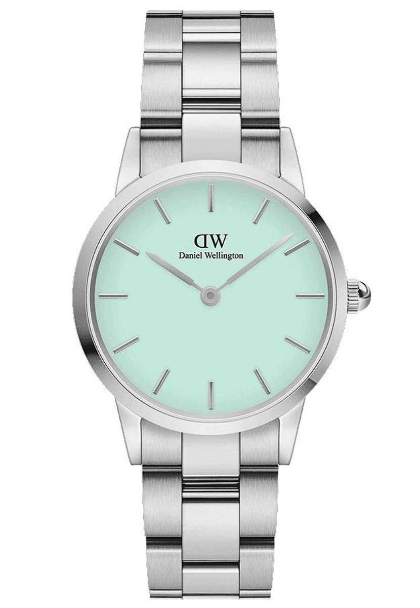Daniel Wellington Iconic Link Dameshorloge Mintgroene Wijzerplaat - DW00100539- 36MM