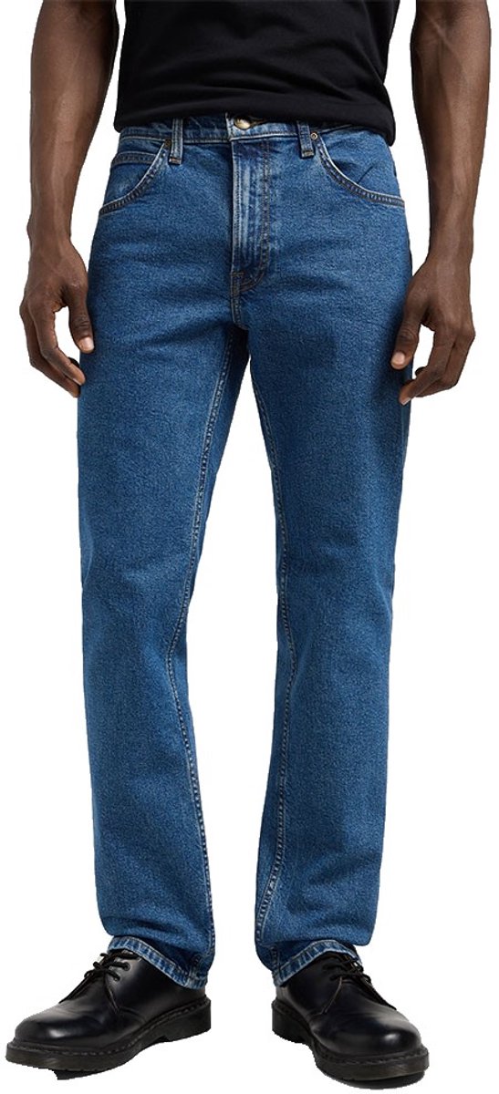 Lee Brooklyn Classic Straight Fit Spijkerbroek 38 32 Man Belmont