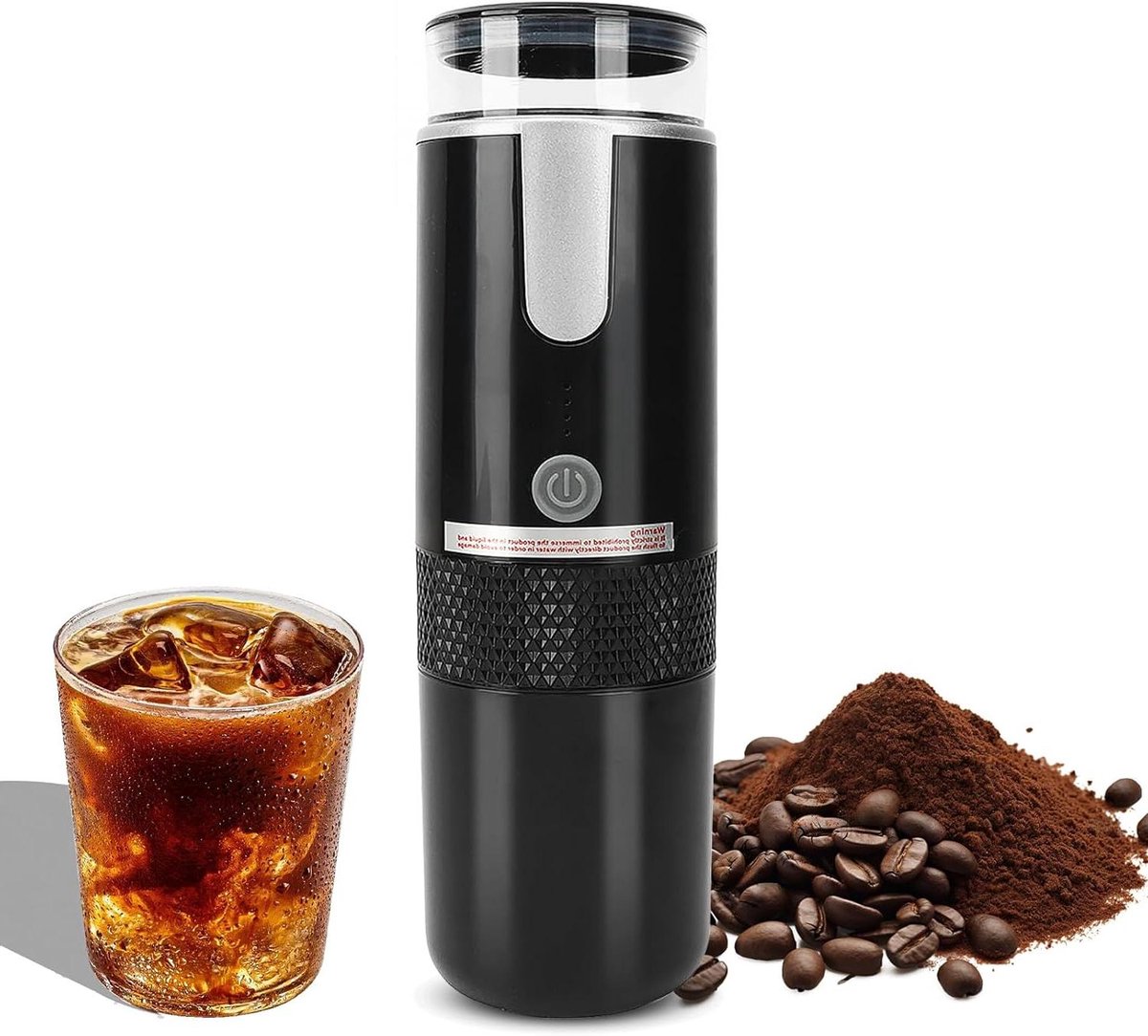 Allecto plus - Draagbare koffiemachine voor picknick en camping - 160ml watertank