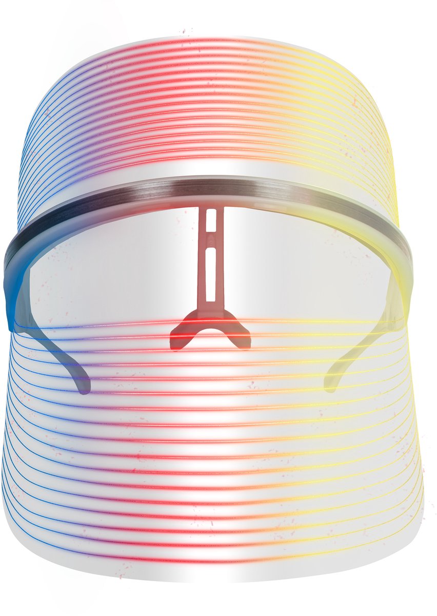 ITALIAN DESIGN ELECTRICAL ITEMS Stimulatie Cell Prof LED Masker 3 Kleuren Therapie