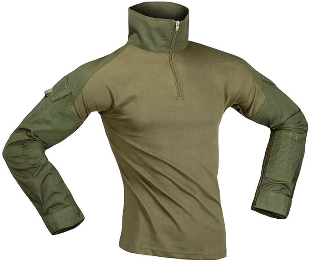 Invadergear Combat T-shirt Met Lange Mouwen Bruin L