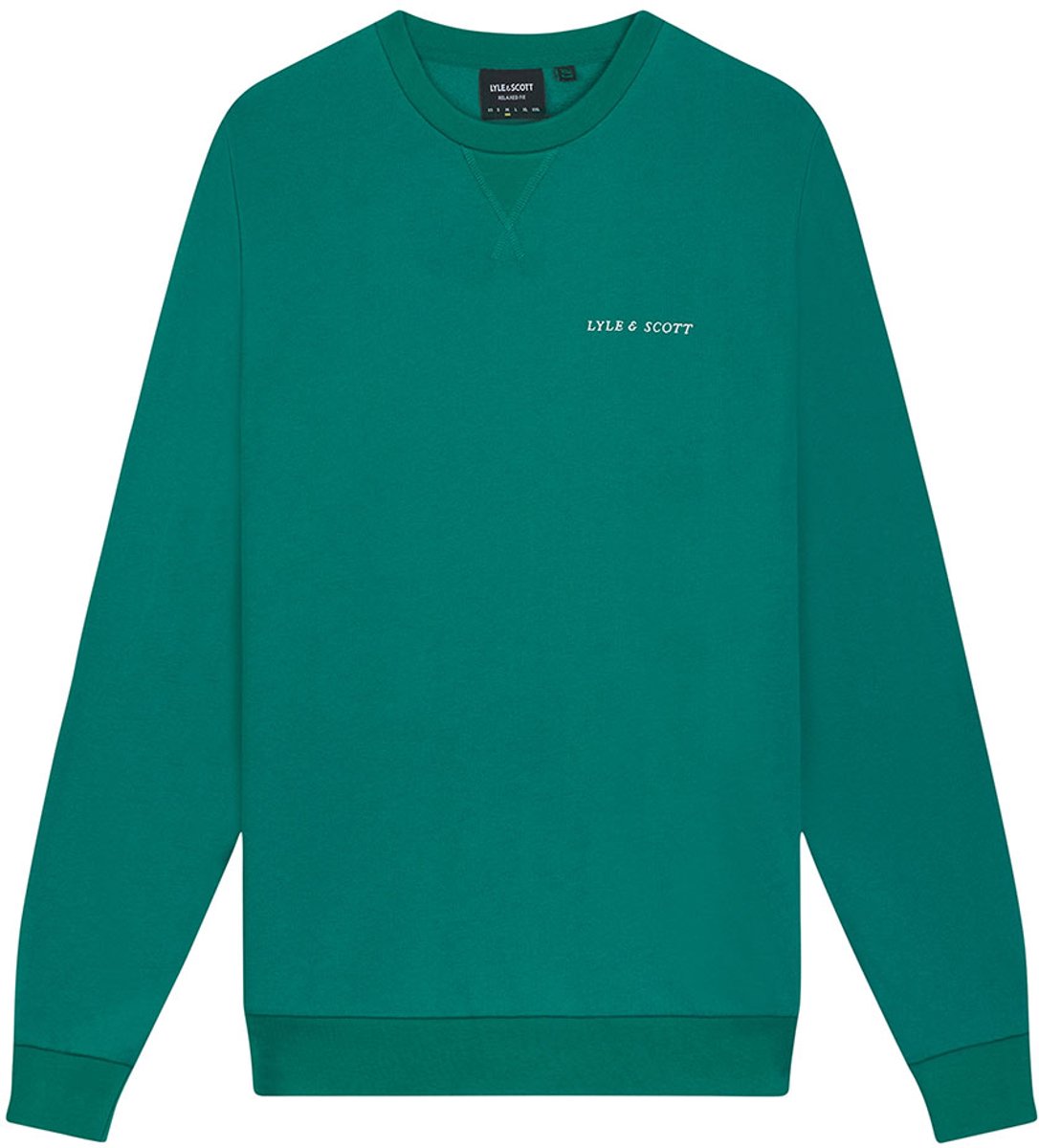 Lyle & Scott Loopback Embroidered Sweatshirt Groen M Man