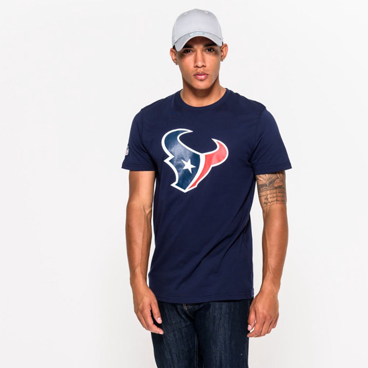 New Era Nfl Regular Houston Texas T-shirt Met Korte Mouwen XL Man Blauw