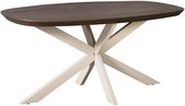 StarFurn Eettafel Madison - Deens Ovaal Bruin Hout - 160x90x76cm