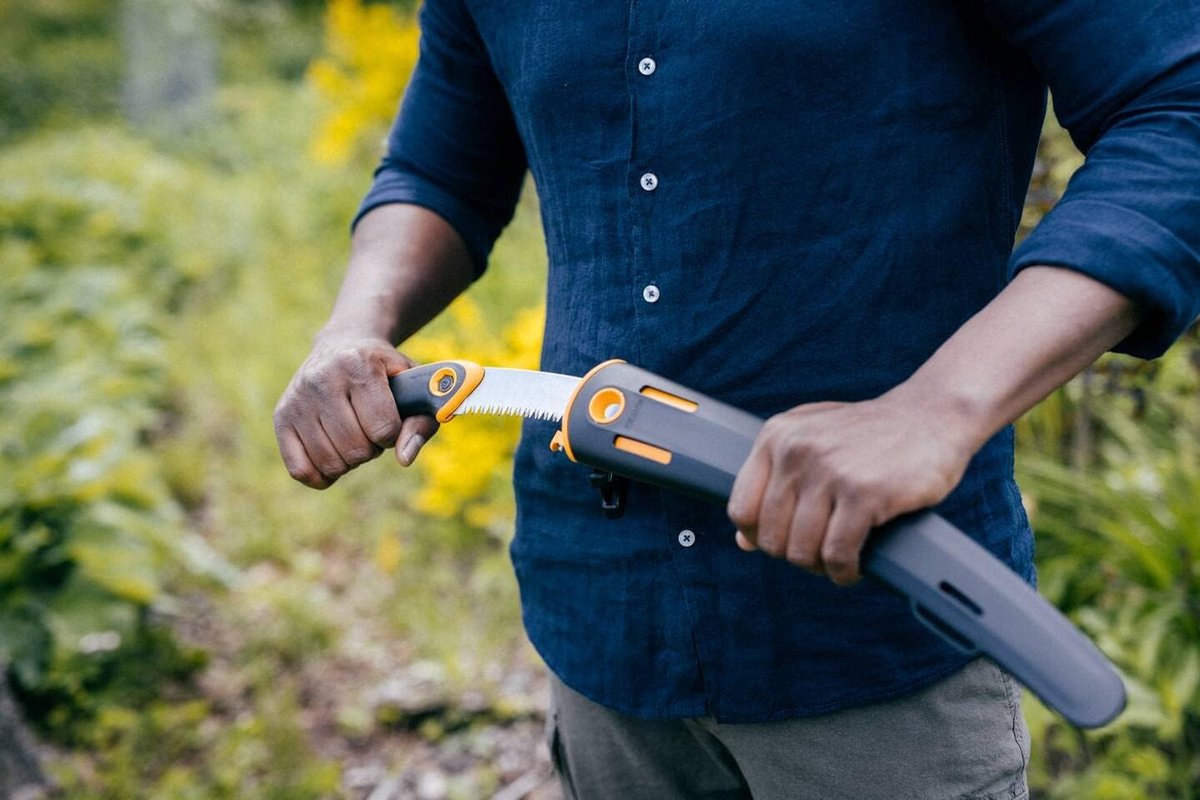 Fiskars SW-330 - Scie à main - Modèle professionnel - Longueur 490 mm