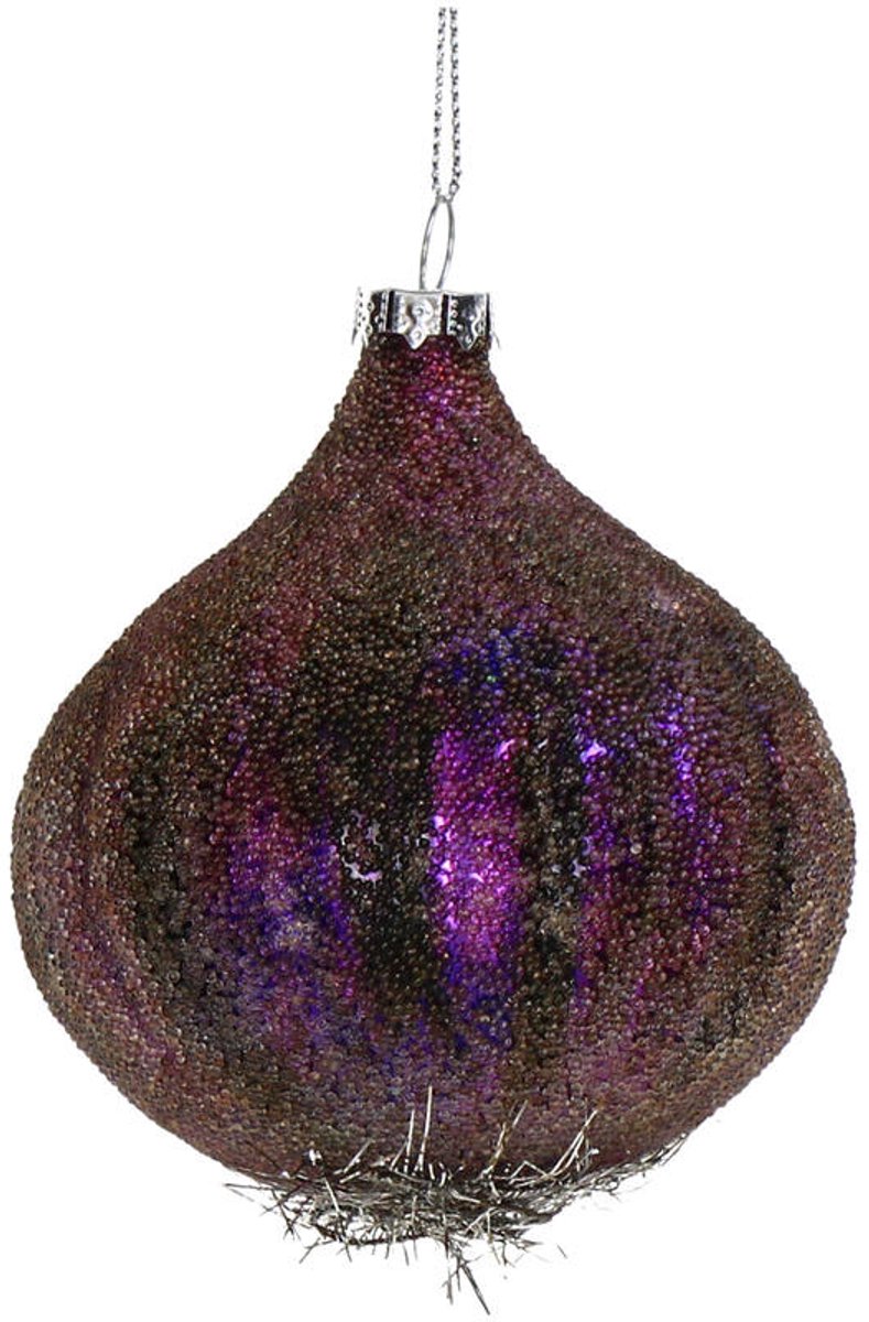 HD Collection glazen kerst ornament kersthanger rode ui 9,5 cm