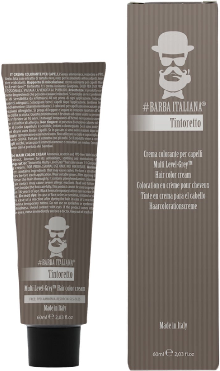 Hair coloring cream Multi-Level Grey N°3 - Barbaman