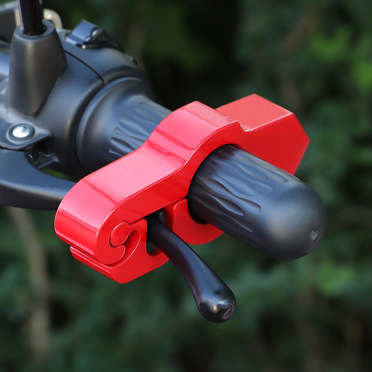 Motorslot stuurslot - Motor scooter grip lock - motor motorfiets brommer scooter slot - Stuurslot Handrem voor scooter - Fiets slot - Scooter slot - Brommer slot - LOUZIR – foto 8