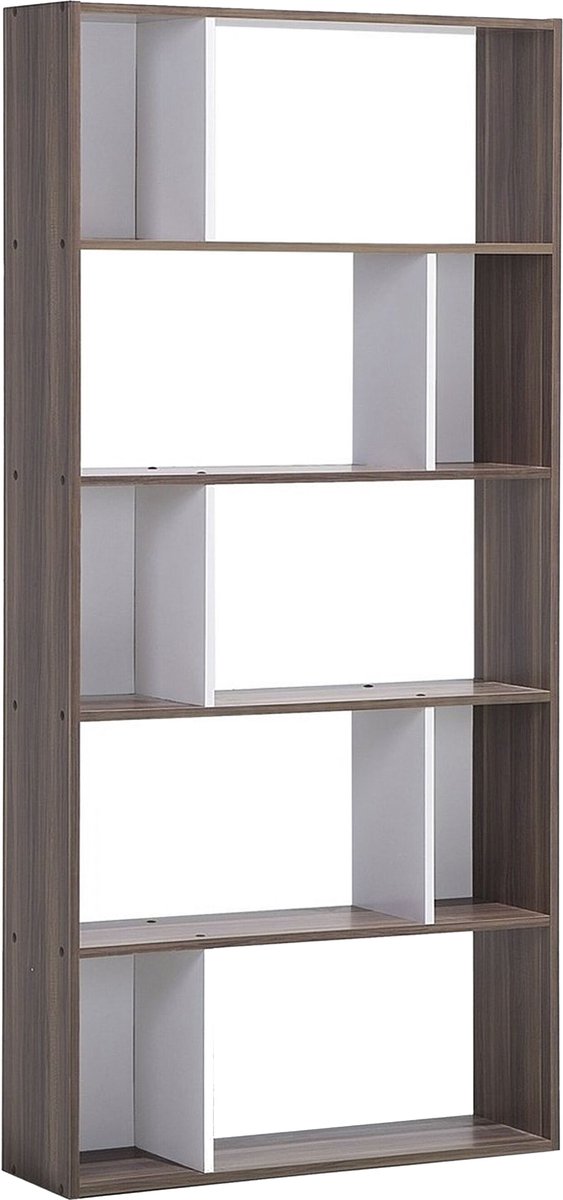 Beliani ORILLA - Boekenkast - Donkere houtkleur - MDF Bruin