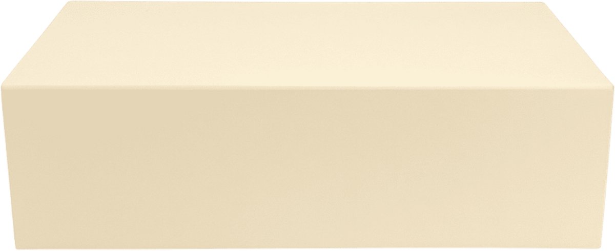 Geschenkdoos (2 Stuks) - Ivoor - 35x25x11 - Magnetisch - Opvouwbaar