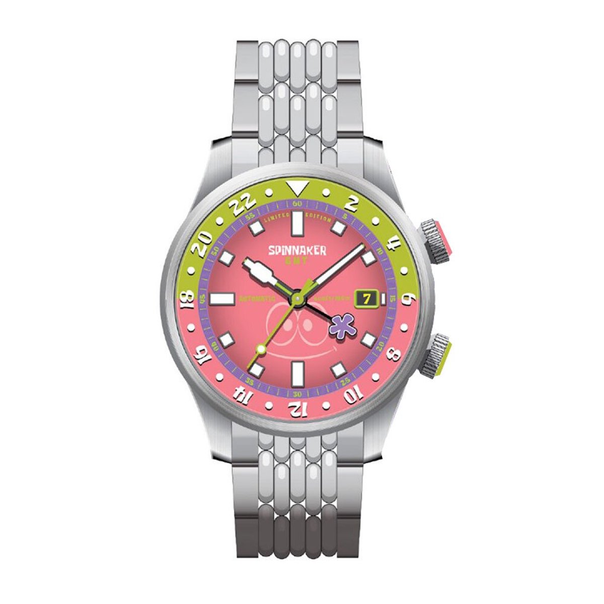 Spinnaker - SP-5162-44 - Polshorloge - Heren - Automatisch - Bradner GMT