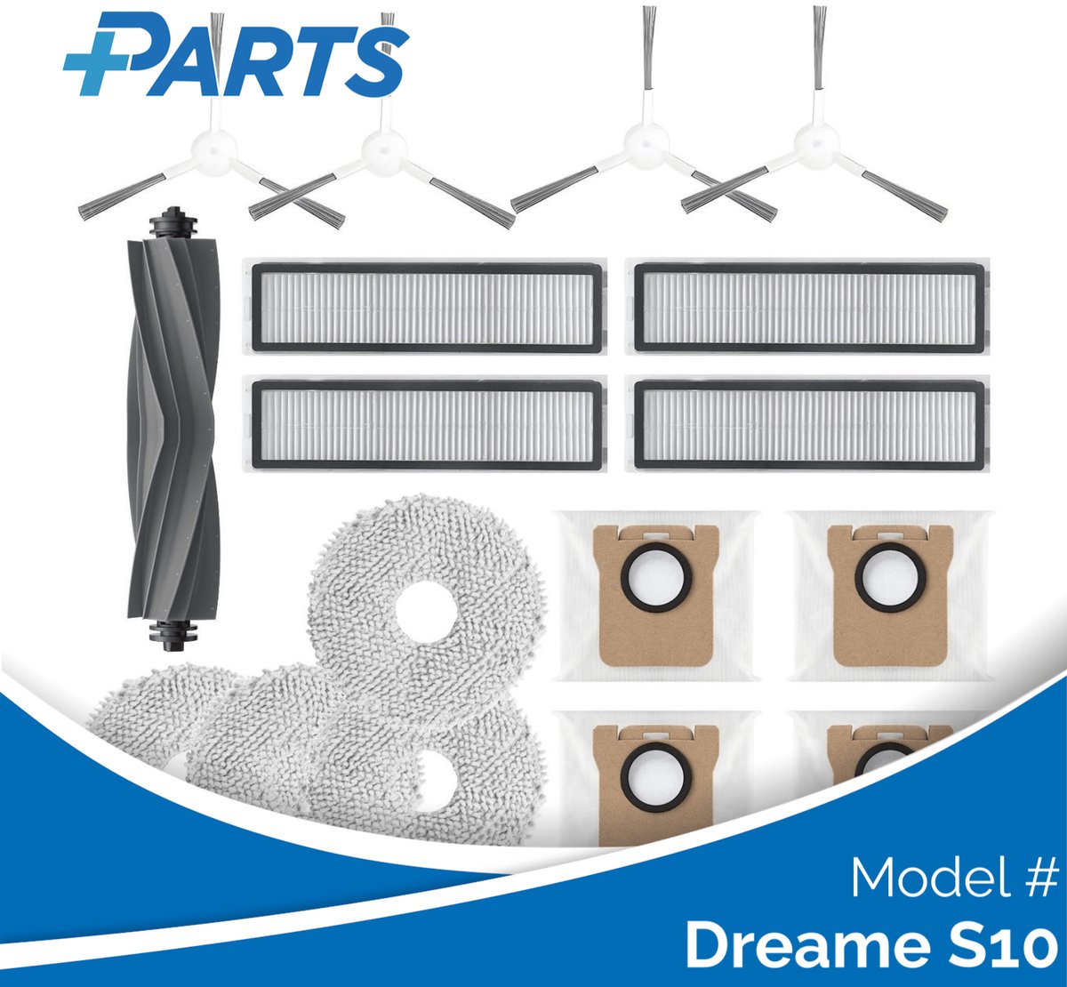 Dreame S10 Onderhoudsset (Plus.Parts® alternatief voor RAK11)