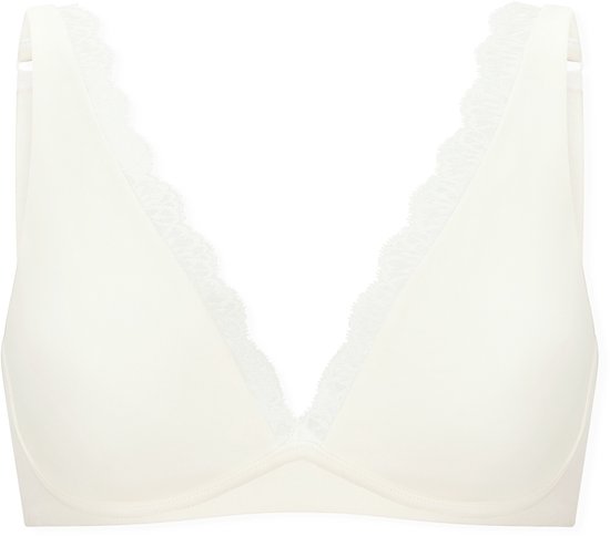 Schiesser - BH souple - Cotton Unique - Soutien-gorge femme - Blanc cassé