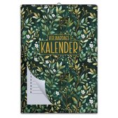Momentuals Luxe Verjaardagskalender A4 - Wandkalender - Maandkalender - Kalender - Midnight Garden - Groen & Goud