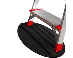 Laddermat Anti slip & Stabilisatie – Rubberen Veiligheidsmat voor Ladders – Binnen & Buiten Gebruik – 69x45 cm – Zwart – Voorkomt Weegglijden & Beschermt Ondergrond