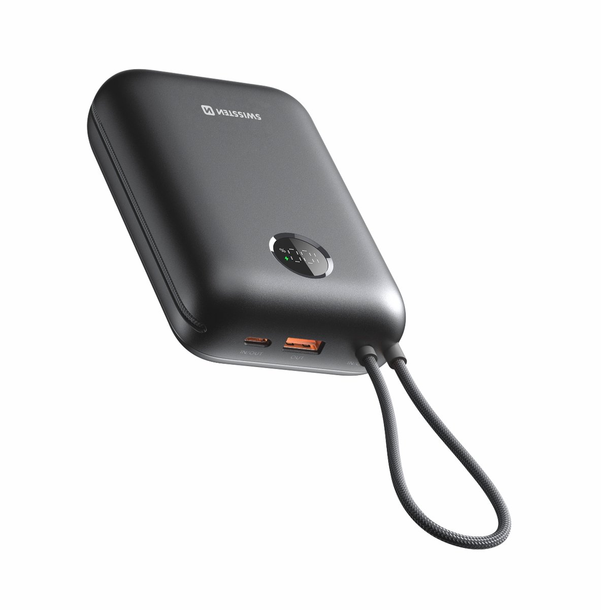 Swissten Voltbox Powerbank 30.000 mAh 35W Zwart - Swissten - €49,95