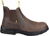 Safety Jogger Jackman S3 – Slipvast SRC – Antistatisch, Hittebestendig, Donkerbruin, Maat 37
