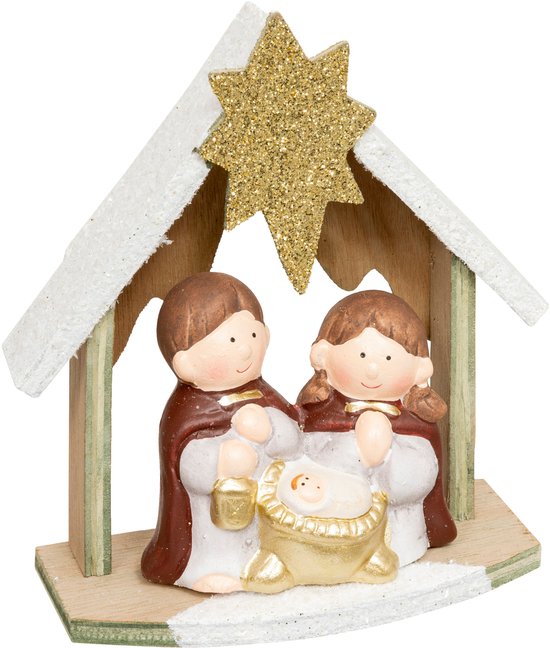 Kerststal, 15 cm