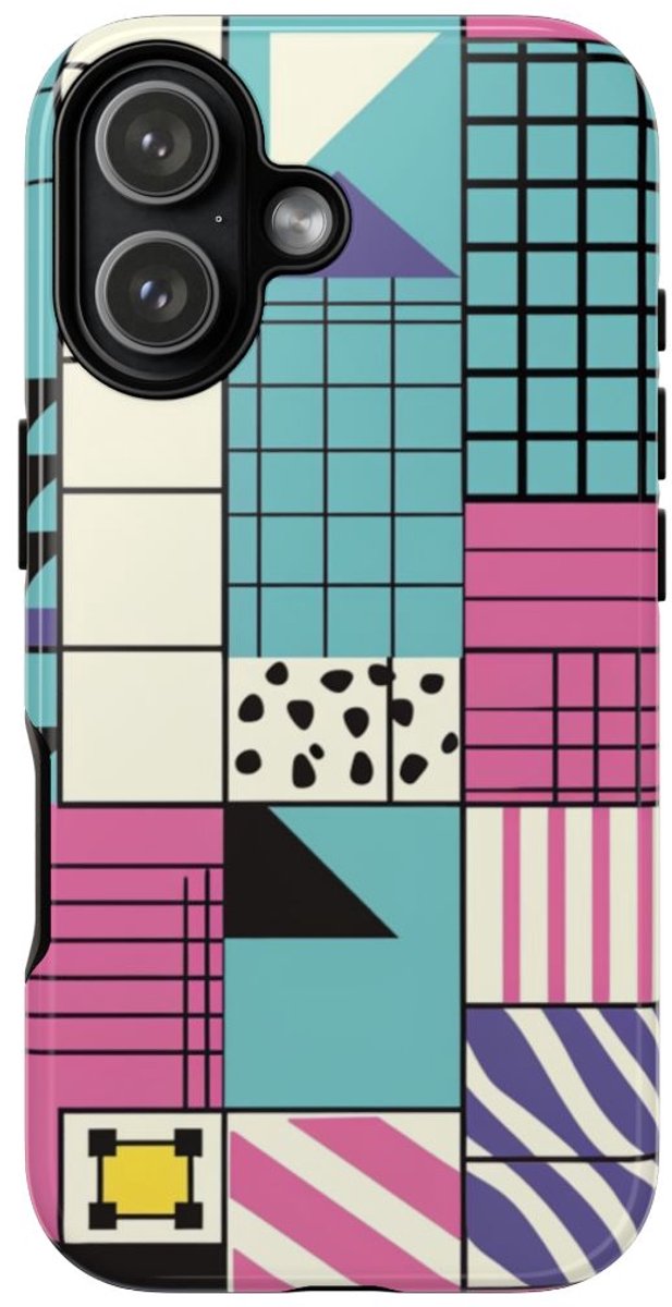 Geometrisch Kleurvlakpatroon – Telefoonhoesje Geschikt voor iPhone 17