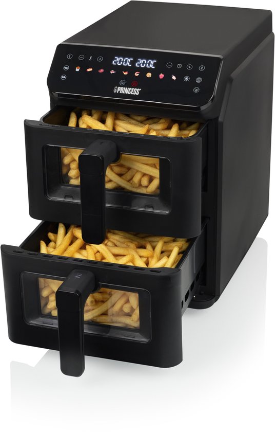 Princess Double Stack Airfryer XXL - 11,2L - 11 Bakprogramma's