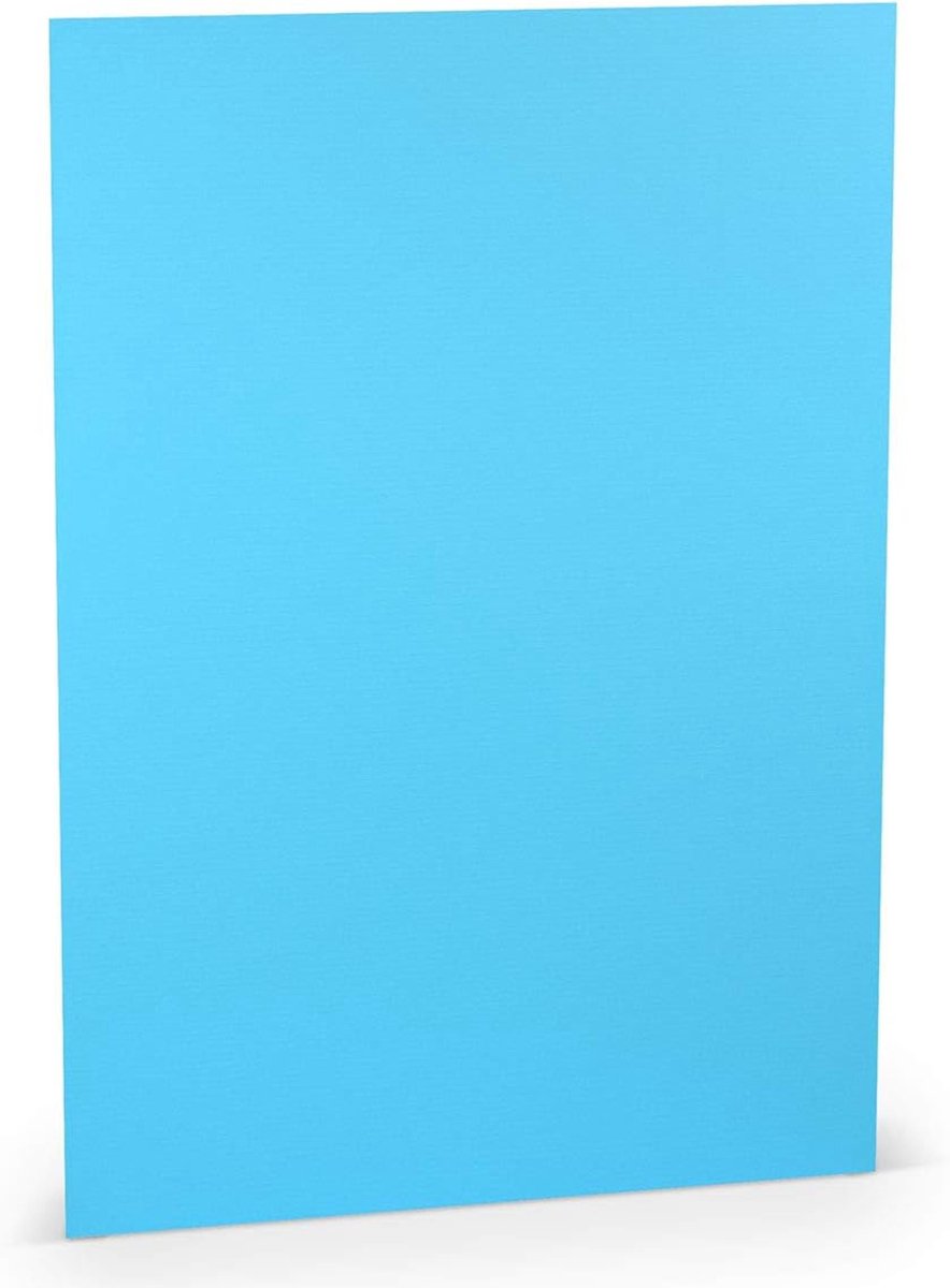 PAPERADO, gekleurd geribbeld papier PACIFIC A4 160gr, knutselpapier, 29,7 x 21 cm, voor knutselen en afdrukken PAK VAN 50 VELLEN