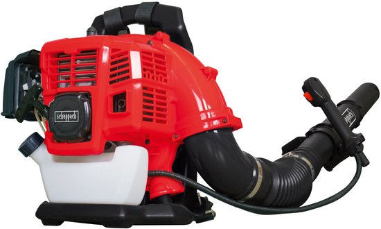 Scheppach Benzine Bladblazer LB5200BP - Ruggedragen - 2-takt - 51.7cc - Blaaskracht 295 km/u
