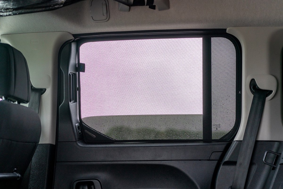 Zonneschermen geschikt voor Peugeot Rifter 2018-heden Car Shades - set