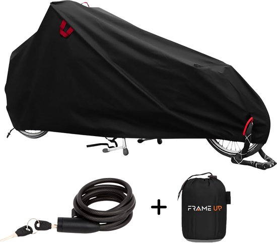 Bakfietshoes waterdicht – 600D Oxford bakfiets hoes - Geschikt voor o.a Urban Arrow, Lovens, Babboe, Vogue, Dolly, Makki - met slot