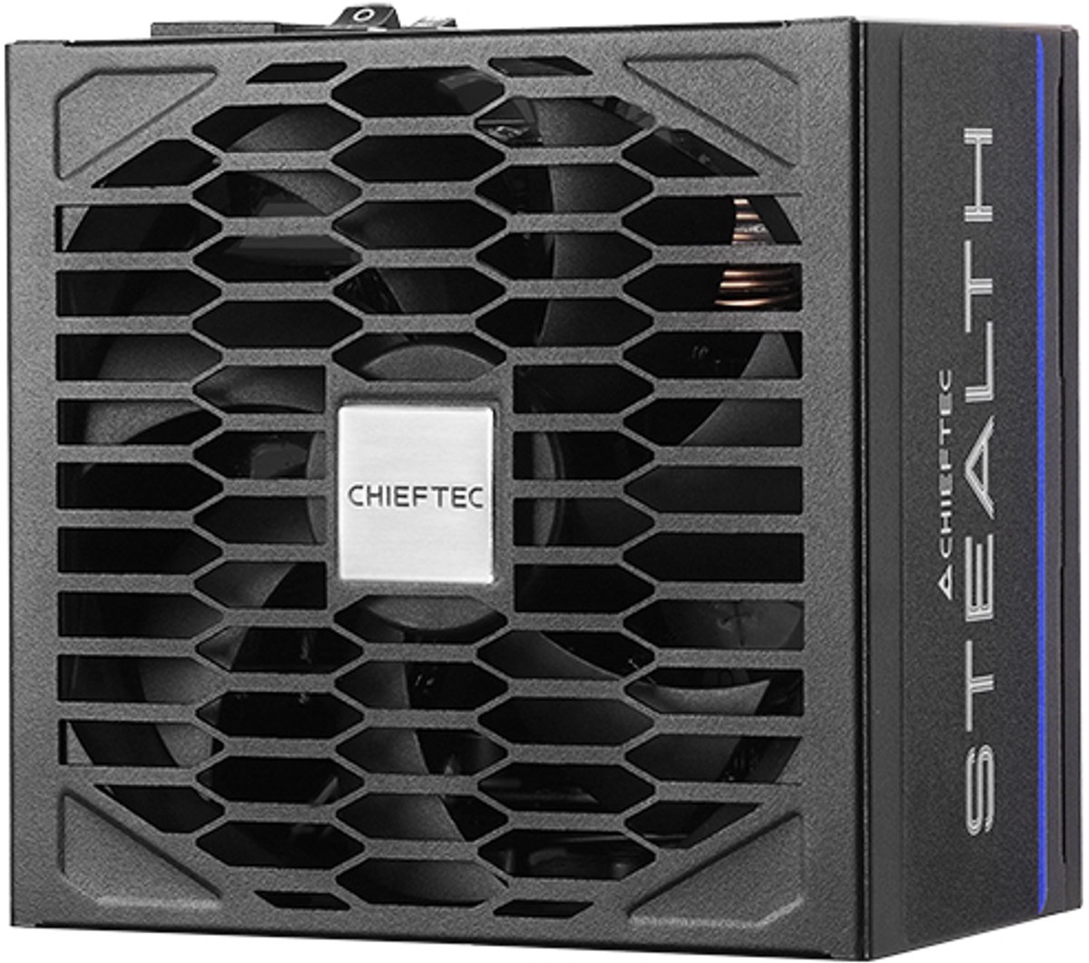 Chieftec Stealth 1200W - ATX12V 3.1 - 80 Plus Platinum - 1200 Watt - Modulair - 100-240V - Actieve PFC - PCIe 5.1 - FDB Fan - zwart