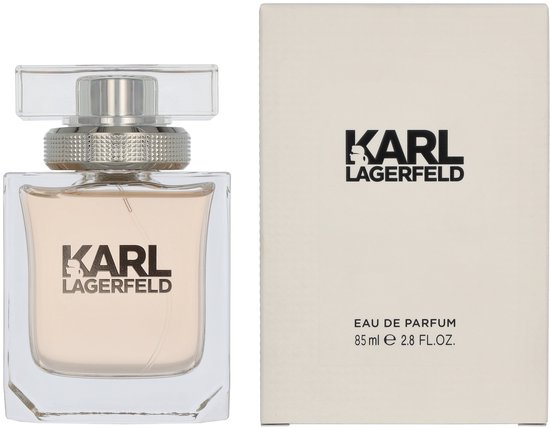 Karl Lagerfeld Eau de Parfum 85ml avec son emballage.