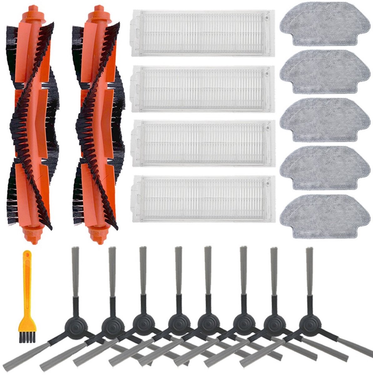Geschikt voor Fit Mijia Mi Robot Mop Pro STYTJ02YM Robotstofzuiger Borstelfilterset Kit