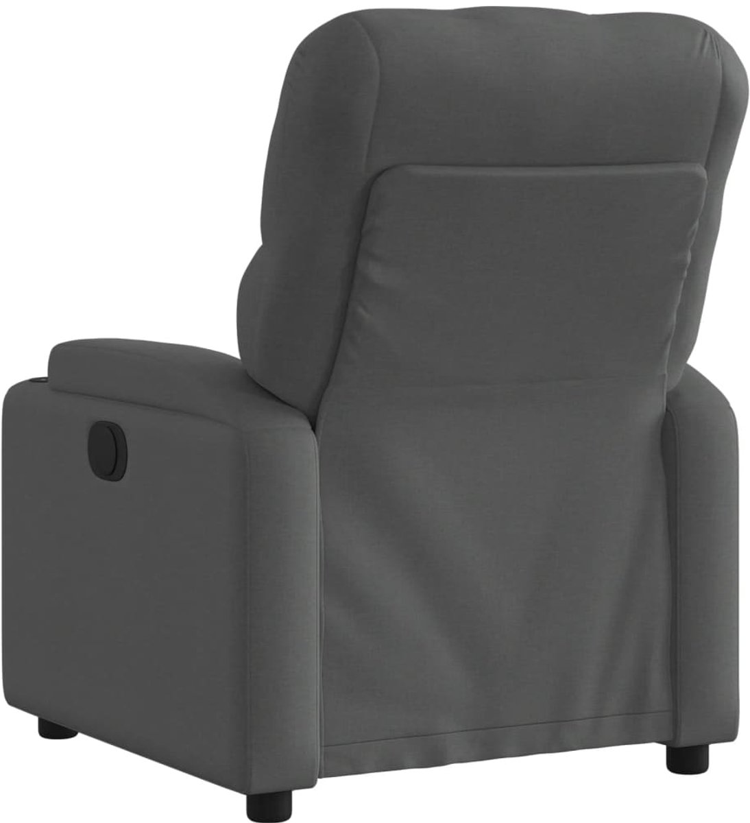 vidaXL vidaXL Donkergrijze Relaxfauteuil Stof - afbeelding 5