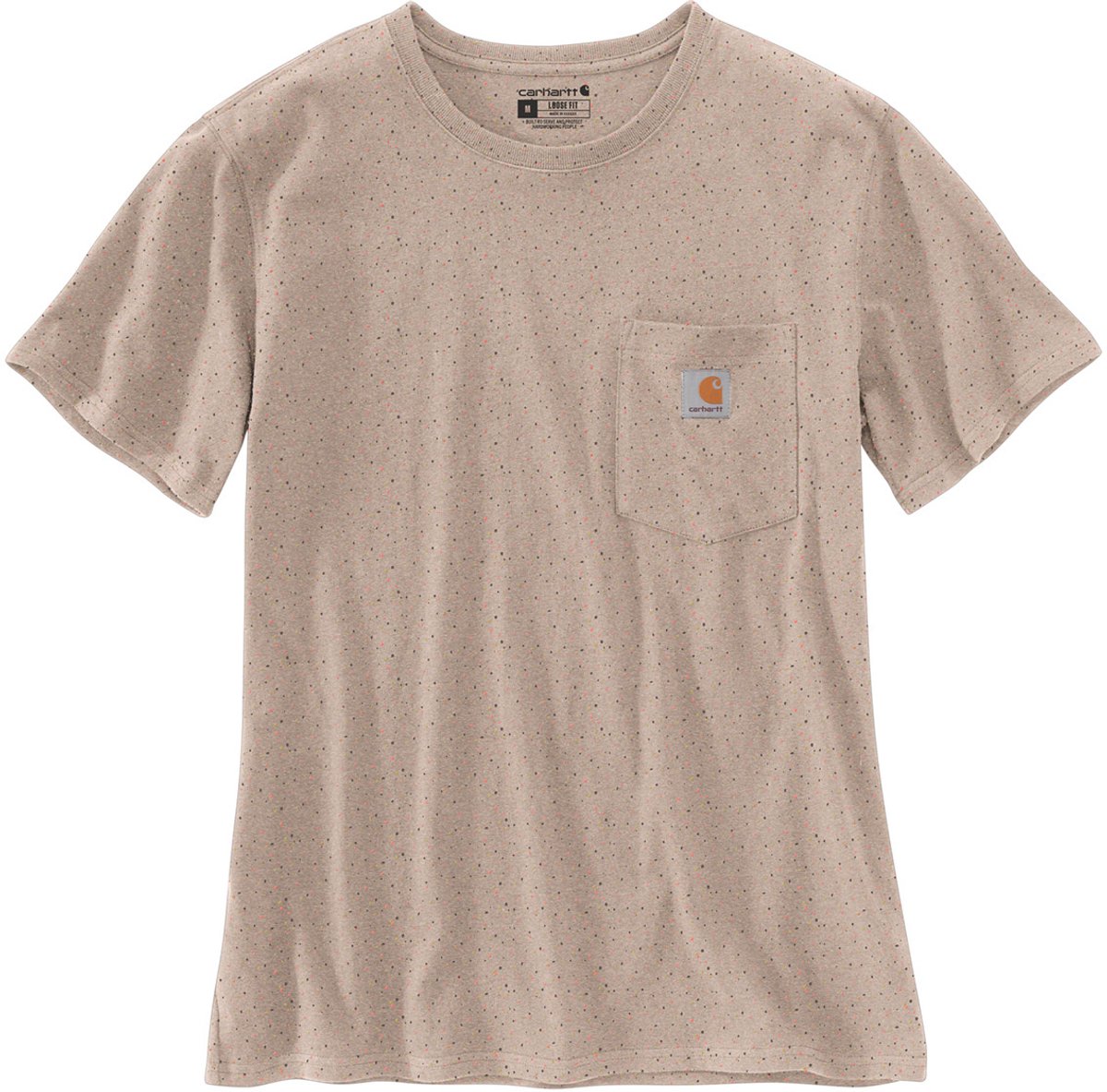 Carhartt Damen Workw Pocket S/S T-Shirt 103067 -L Light Taupe Nep